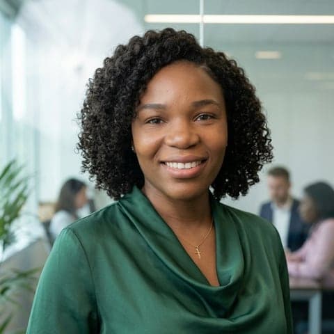 Portrait de Raïssa Wandja, Directrice générale à Diaspora Institut